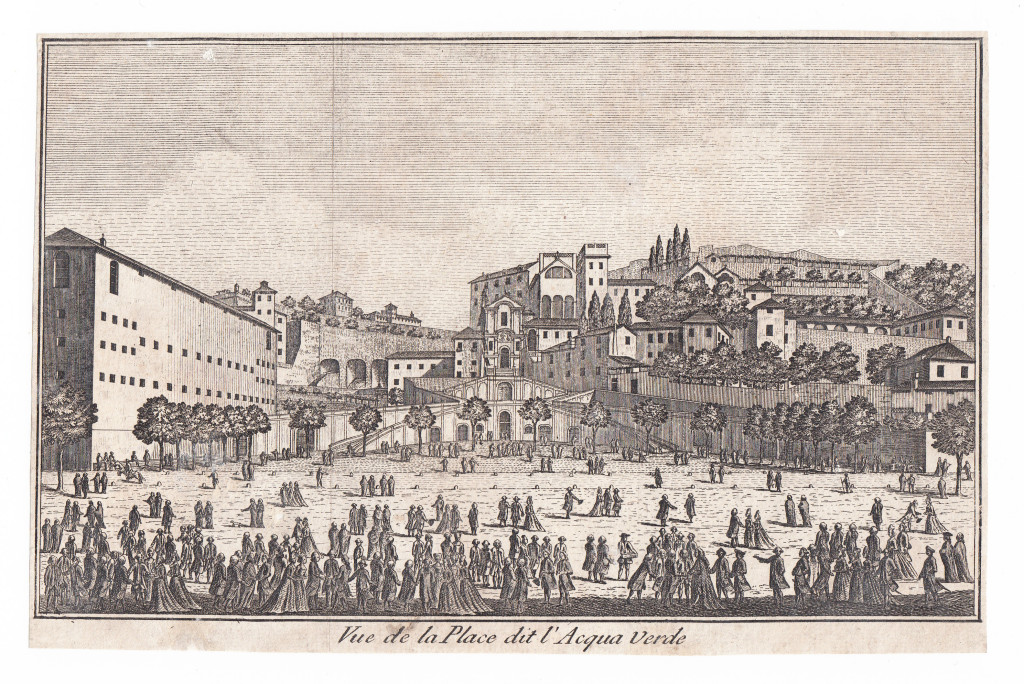 1781. Vue de la Place de Banchi.